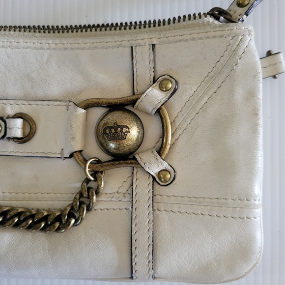 ❤️ 3 for $35 vintage juicy couture wristlet clutch wallet fringe leather - Picture 4 of 10